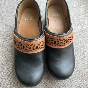 Dansko leather clogs size 37